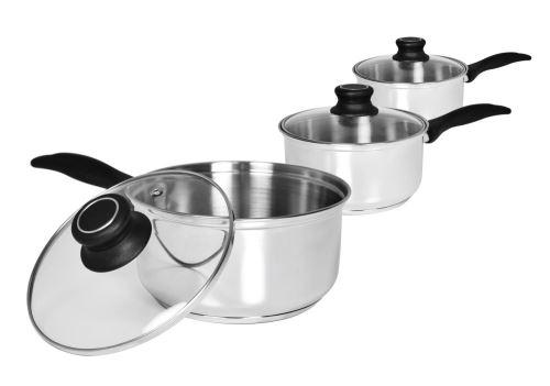 Zodiaque 3-bh cuisiner et manger en acier inoxydable de poêles 14 cm/16 cm/18 cm (lot de 3)