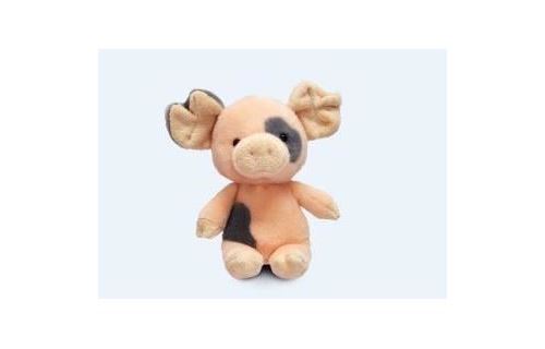 NICOTOY Peluche Cochon assis - 20 cm