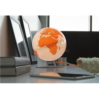 Globe terrestre iGlobe lumineux Orange