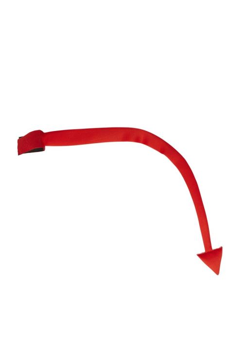 Queue De Démon Pliable 88 Cm - Rouge - Taille Unique