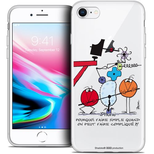Coque Gel Apple iPhone 7 (4.7 ) Extra Fine Les Shadoks® - Pourquoi faire Simple