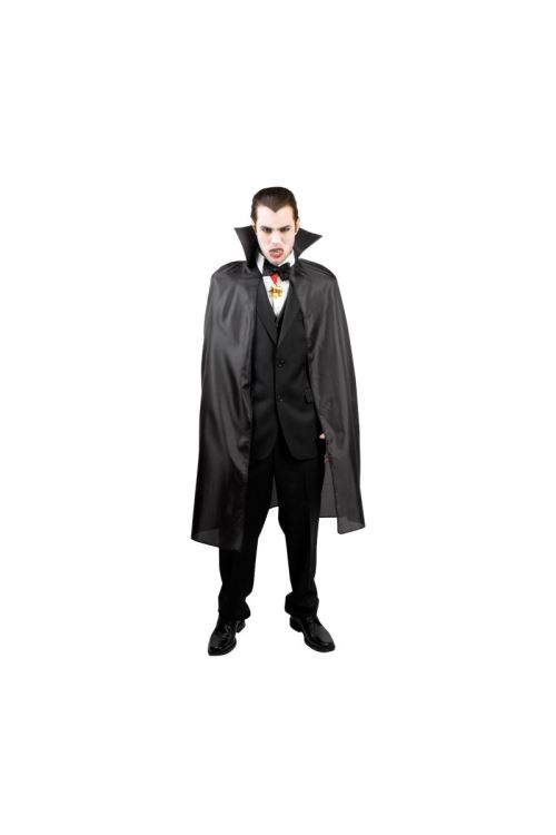 Cape nylon noire adulte 120cm