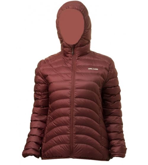 Lowland veste en duvet OptimumHoody nylon dames bordeaux taille M