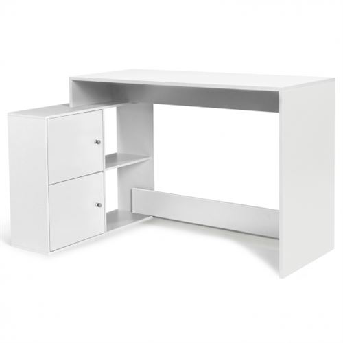 Bureau d'angle BOB bois blanc
