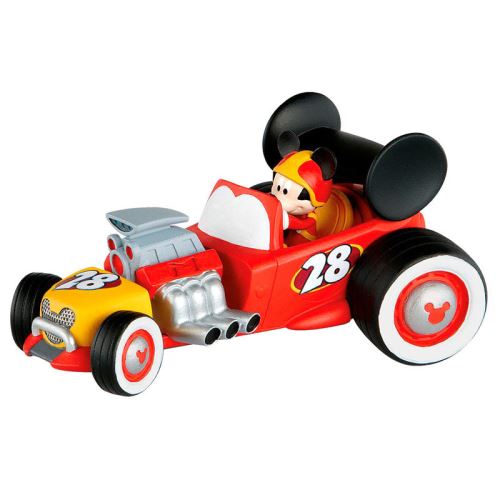 BULLYLAND - Bullyland Mickey Mouse Figurine Disney Junior Pilote de Course Micky dans Voiture, 15459