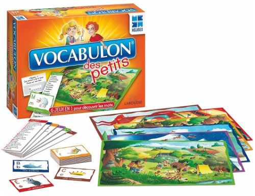 Vocabulon des petits 3 a 6 ans - 6 jeux en 1 pour decouvrir les mots - megableu - jeu educatif