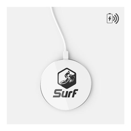 Chargeur sans fil à induction - blanc Surf Forever