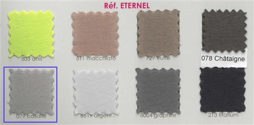 Drap-housse Tradilinge .eternel 140/180 Basalte Rx