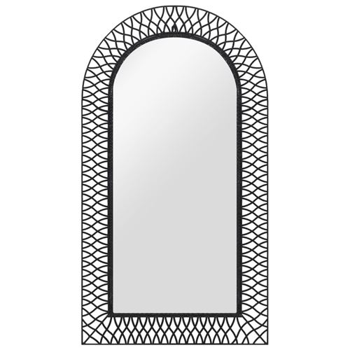 Miroir mural Arqué 60 x 110 cm Noir