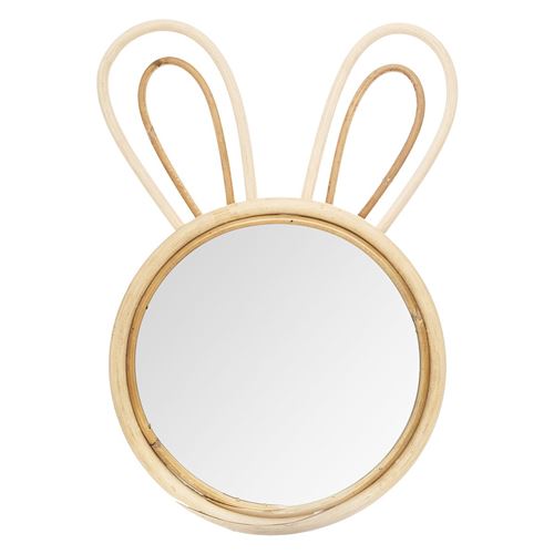 Miroir bambou Lapin D20