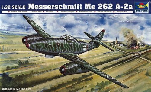 Trumpeter 02236&nbsp;mod&egrave;le Kit Messerschmitt ME 262&nbsp;A/2&nbsp;A