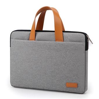 Sac à ordinateur portable à main, compatible avec les ordinateurs portables Lenovo de 14 pouces, couleur gris clair, dimensions 370×30×260 mm - 1