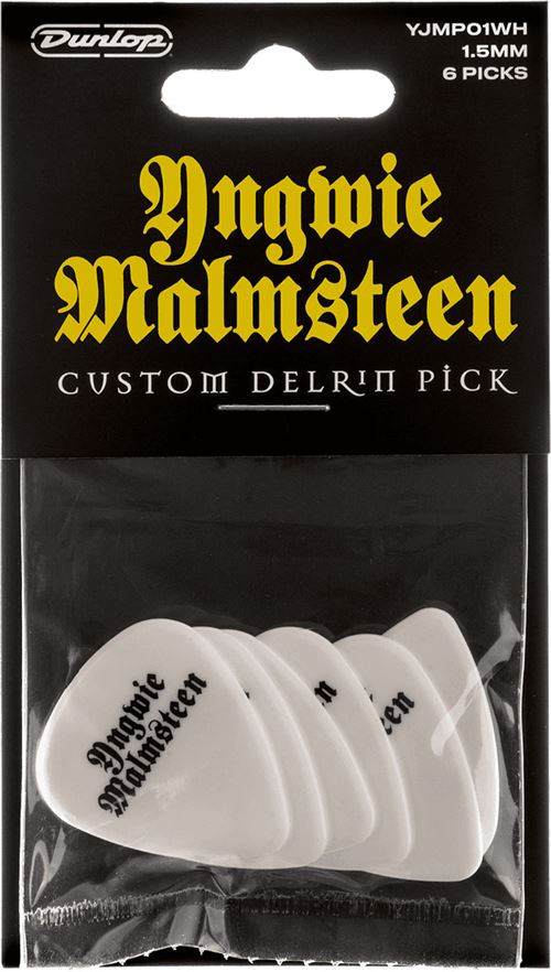Non Communiqué Jim Dunlop Mediator Signature Yngwie Malmsteen Delrin 1,5Mm Sachet De 6 Médiators