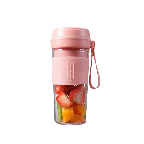 GENERIQUE - Extracteur de jus Mini Portable FS1300 - Rose - Image 2