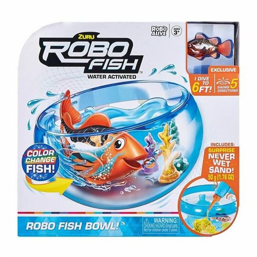 Compagnon intéractif - Robo Fish - Pack Aquarium (+ 1 Robo Fish)