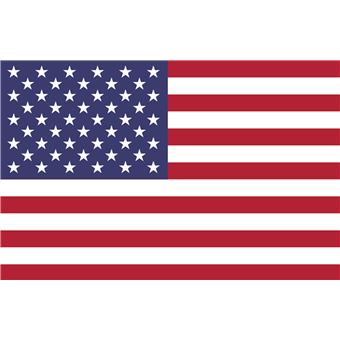 Drapeau États-Unis (19.5x13cm) - Sticker/autocollant - 1