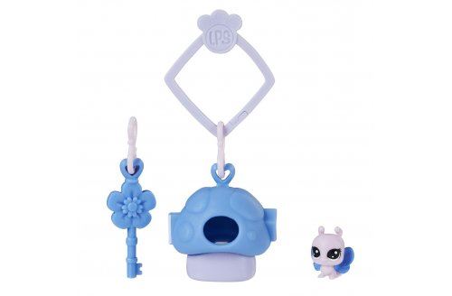 Littlest pet shop collection surprise serie 2 : papillon 2-b28 + habitat + accessoire - figurines petshops - jouet fille
