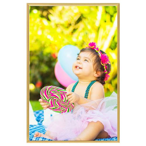 vidaXL Collage de cadres photo 5 pcs de mur table Doré 42x59,4 cm MDF