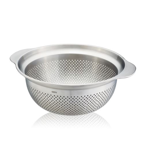 Non Communiqué Argent Passoire Premio 27 Cm - Gefu - Inox
