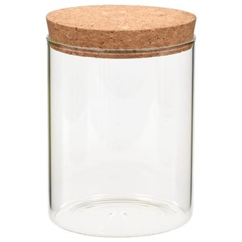 Pot conservation verre 170 ml avec couvercle