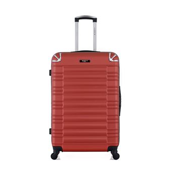 bluestar - valise grand format lima 75 cm 4 roues - terracotta - 1