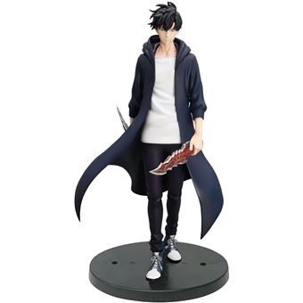 Figurine Sung Jin Woo 13 Cm – PVC, Personnage Anime, Collection Déco, Cadeau Fan, épée Oscillante