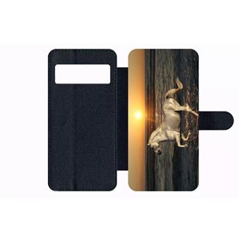 Coque Silicone Originale Pour Xiaomi Redmi A5 4G - Motif Cheval Blanc Couch De Soleil - Protection Antichoc, Finition Vernie Brillante - Fabriqué En France - 3
