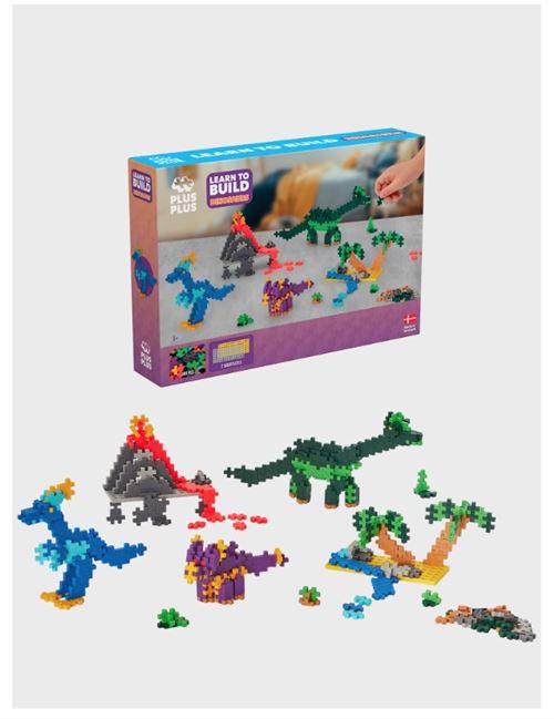 Plus Plus - Kit de découverte Dinosaures - Jeu de construction - 600 pièces - Image 2