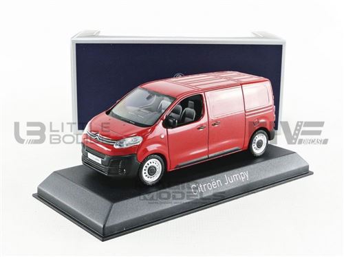 Voiture Miniature de Collection NOREV 1-43 - CITROEN Jumpy - 2016 - Red - 155821