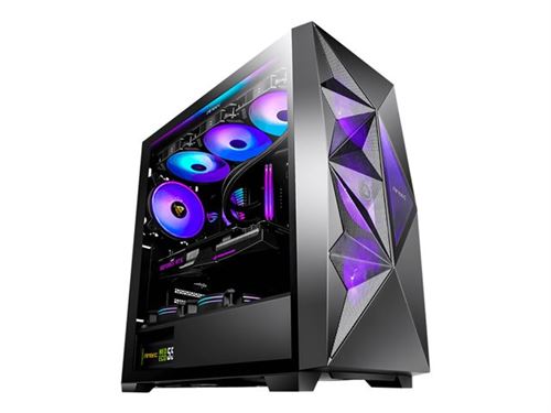 Antec Dark League DF800 FLUX - MDT - ATX - zijpaneel met raam (gehard glas) - geen voeding - USB/Audio