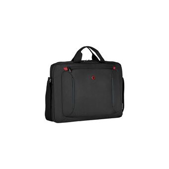 Sacoche wenger bq slim pour ordinateur portable 16' - poignée de transport - bandoulière - passage trolley - noire