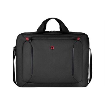 Sacoche wenger bq slim pour ordinateur portable 16' - poignée de transport - bandoulière - passage trolley - noire