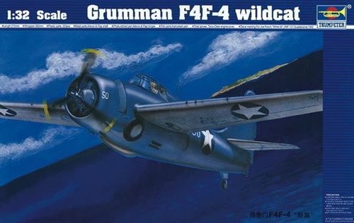 Maquette avion Trumpeter F4F-4 WILDCAT- 1/32 - Maquette d'avion