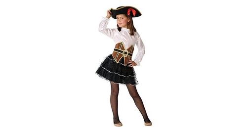 Costume pour fillette pirate déguisement taille - 3-4 ans