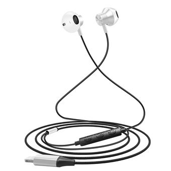 Ecouteurs Filaires Lightning Semi-intra-auiculaire LinQ Argent - 1