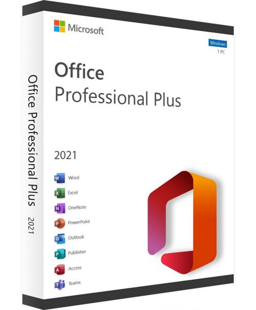 Microsoft Office 2021 Professionnel Plus (clé bind) - Clé licence à télécharger