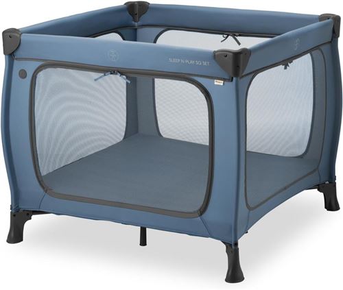 Lit de voyage Sleep N Play SQ Ensemble Bleu Foncé