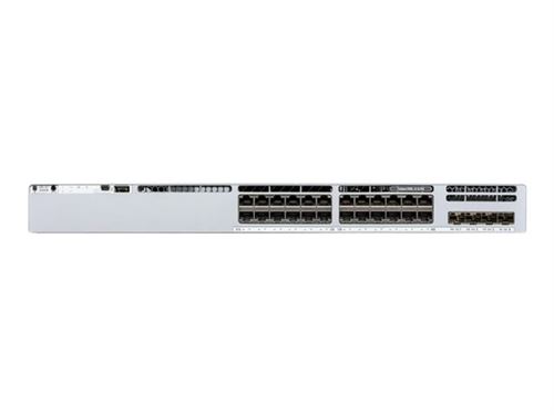 Cisco Catalyst 9300L - Network Essentials - commutateur - C3 - Géré - 24 x 10/100/1000 (PoE+) + 4 x Gigabit SFP (liaison montante) - Montable sur rack - PoE+ (505 W)