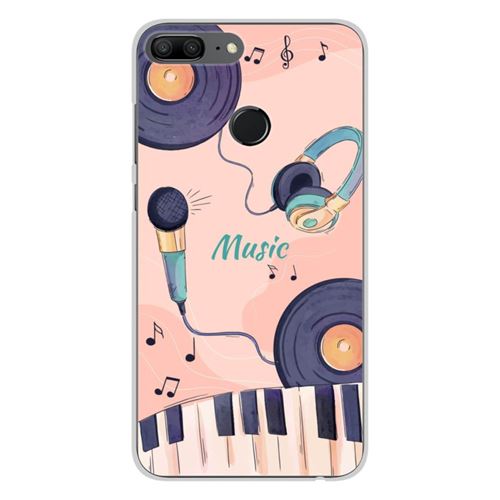 Coque en silicone imprimée compatible Huawei Honor 9 Lite Accords en couleur