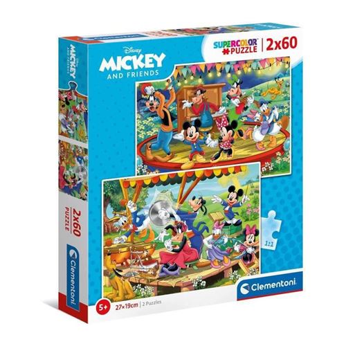 Clementoni - 2x60 pieces - Mickey and friends