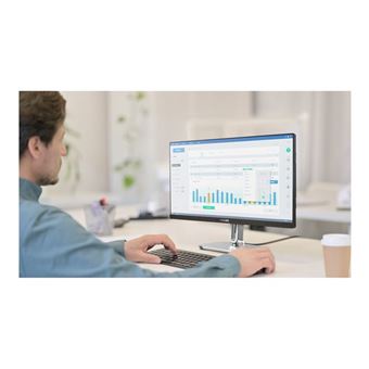 Philips 24B2G5200 - Écran LED - 24" (23.8" visualisable) - 1920 x 1080 Full HD (1080p) @ 100 Hz - IPS - 1500:1 - HDMI, VGA, DisplayPort - haut-parleurs - Charbon