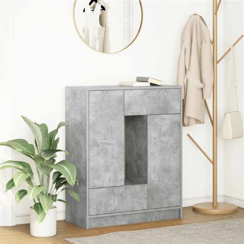 vidaXL - Buffet - 73x31x90 cm - Gris - Image 3