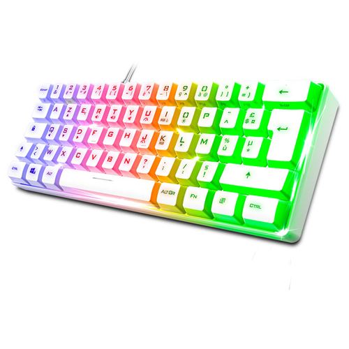 Clavier gaming filaire Semi-mécanique Spirit Of Gamer Pro K2 Blanc