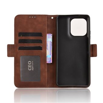 Étui Portefeuille Pour Motorola Moto G86 – Cuir PU Avec Rabat Magnétique – Support Pliable, Compartiments Cartes – Protection Antichoc – Noir - 13