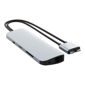 Hub USB-C HyperDrive Targus Viper 10 en 2 pour MacBook/Chromebook/PC Argent