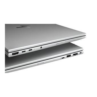 HP EliteBook 8 G1i Notebook AI - Intel Core Ultra 5 - Win 11 Pro - Intel Graphics - 32 Go RAM - 512 Go SSD NVMe - 13.3" IPS 1920 x 1200 - Wi-Fi 7, Bluetooth - aluminium argent glacier - clavier : Suisse