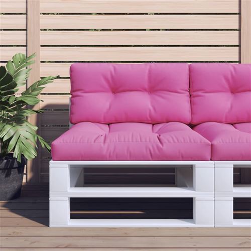 Vidaxl Rose Coussins De Palette Lot De 2 - Image 3