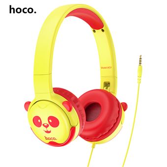 Écouteurs filaires avec microphone pour enfants, casque filaire pour  enfants, limite de volume dB, stéréo, prise