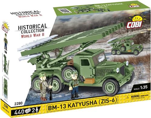 Cobi 2280 - Lance Roquettes BM-13 Katyusha (Zis-6) (Jeu de Construction)