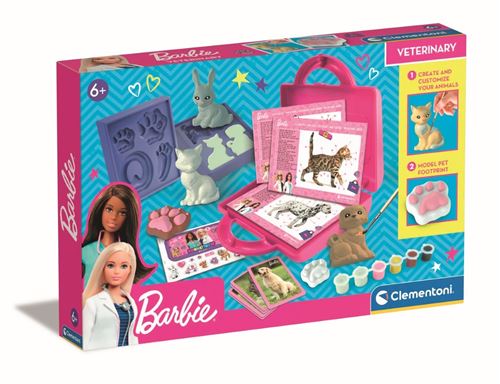 Coffret De V&eacute;t&eacute;rinaire - Barbie - Clementoni Multicolore